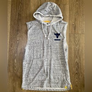 Under Armour The Rock Project cut off hoodie- Small
